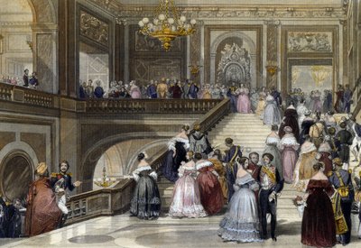 Nagy ünnepség a Versailles-i palotában alkotó: Eugene Louis Lami