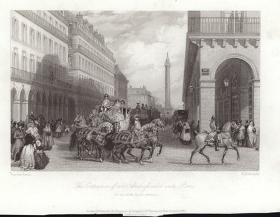 Der Einzug eines Botschafters in Paris von Eugene Louis Lami