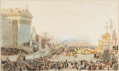 Napóleon hamvainak fordítása: 1840. december 15 alkotó: Eugene Louis Lami