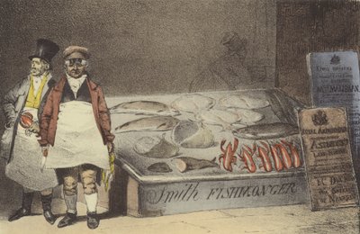 Halkereskedő alkotó: Eugene Louis after Lami