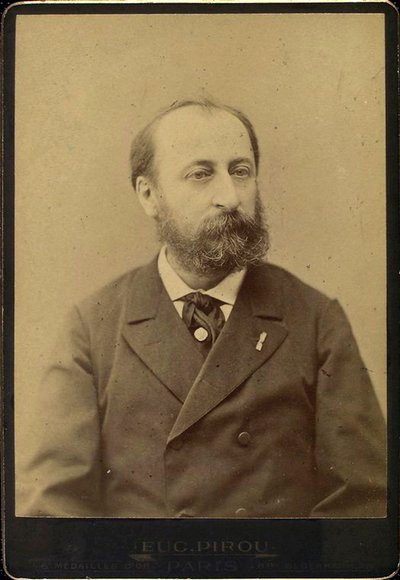 Camille Saint-Saens francia zeneszerző, karmester, orgonaművész és zongoraművész, 19. század vége alkotó: Eugene Pirou