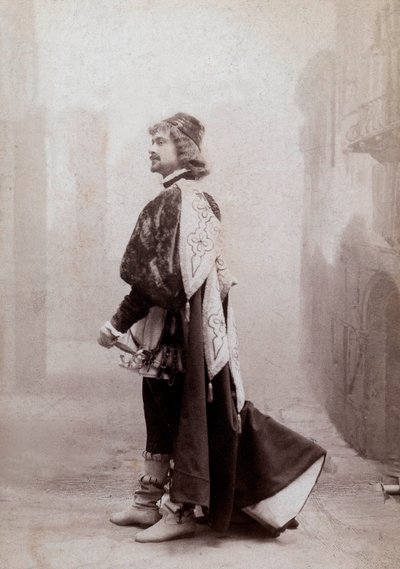 Dauvillier francia komikus, 1900 körül, Eugene Pirou fotója. alkotó: Eugene Pirou