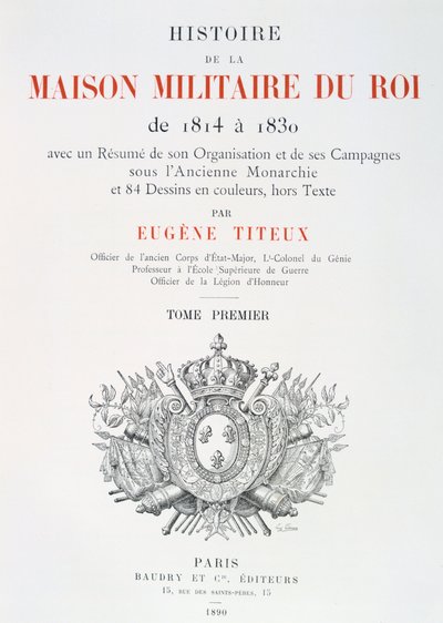 Címlap, 1814-1830 alkotó: Eugene Titeux