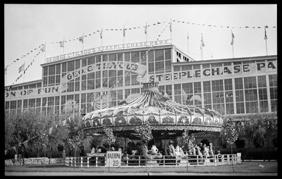 Kilátás a Coney Islandre, 1903 (nitrát negatív) alkotó: Eugene Wemlinger