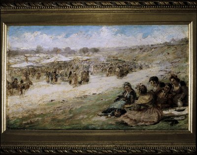 A San Isidro rét Madridban alkotó: Eugenio Lucas Villaamil