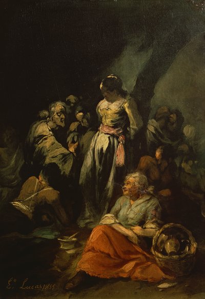 Banditák barlangja alkotó: Eugenio Lucas y Padilla
