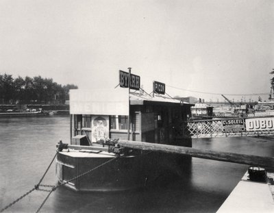 Hajó a Szajnán alkotó: Eugène Atget