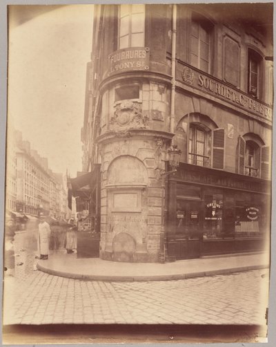Fontaine de la Reine, rue Greneta és rue Saint-Denis alkotó: Eugène Atget