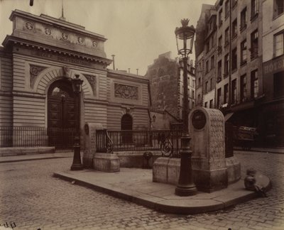 Az Ecole Polytechnique szökőkútja alkotó: Eugène Atget