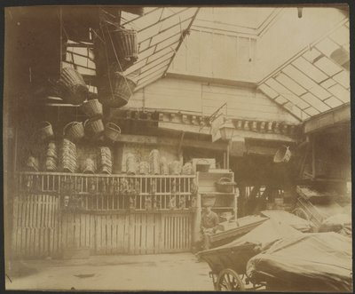 Hôtellerie du Heaume, 5 Rue Pirouette (1°) alkotó: Eugène Atget