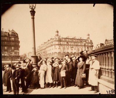 Napfogyatkozás, 1912. április alkotó: Eugène Atget
