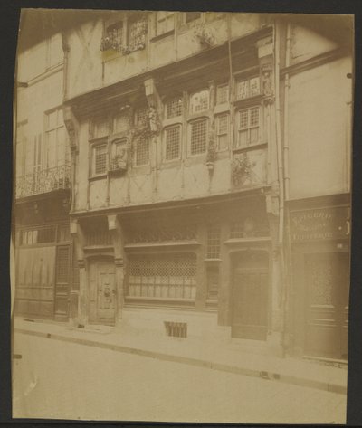Rouen, Maison Rue Saint-Romain, 74 alkotó: Eugène Atget
