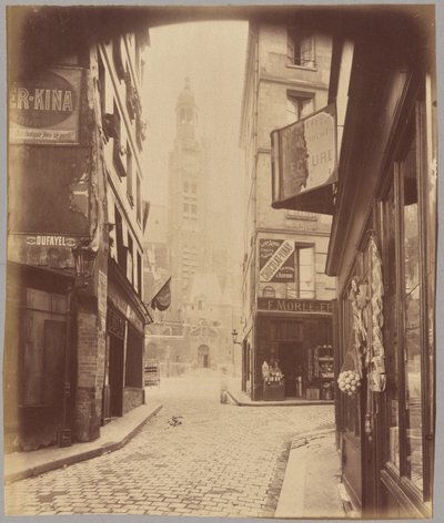 Saint-Étienne-du-Mont, rue de la Montagne Sainte-Geneviève alkotó: Eugène Atget