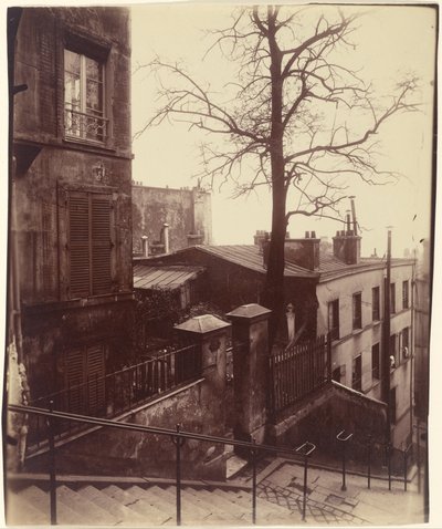 Lépcsőház, Montmartre alkotó: Eugène Atget