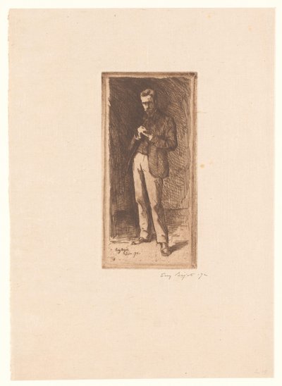 Önarckép alkotó: Eugène Bejot (signed by artist)
