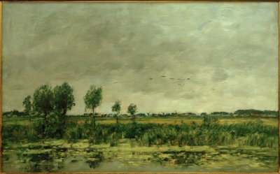 Moor Honfleurben alkotó: Eugene Louis Boudin