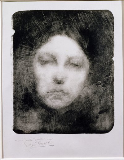 Fiatal lány feje, 1890 alkotó: Eugène Carrière