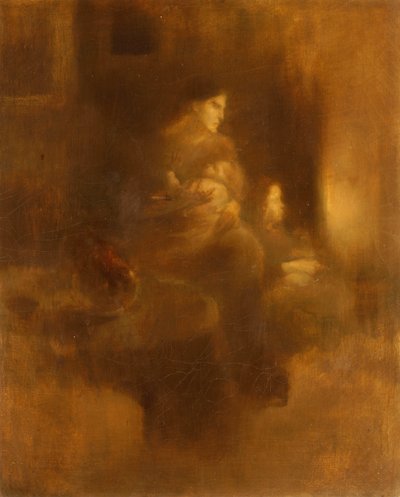 Anyaság, alkotó: Eugène Carrière