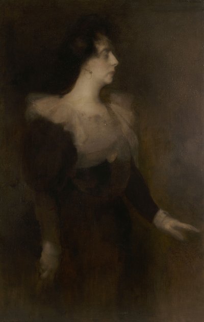 Pauline Ménard-Dorian portréja 1870-1941, c. 1890. alkotó: Eugène Carrière