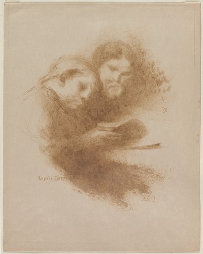 Olvasás alkotó: Eugène Carrière
