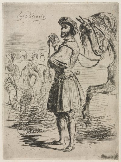 Egy Úr I. Ferenc idejében alkotó: Eugène Delacroix