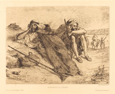 Orán arabjai alkotó: Eugène Delacroix