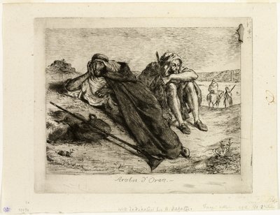 Orán arabjai alkotó: Eugène Delacroix