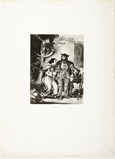 Martin testvér Goetz vaskezét szorítja alkotó: Eugène Delacroix