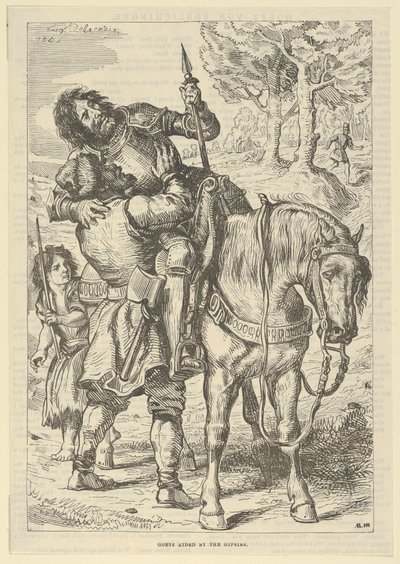 Goetz a cigányok segítségével, 1845 után, 1845 után. alkotó: Eugène Delacroix