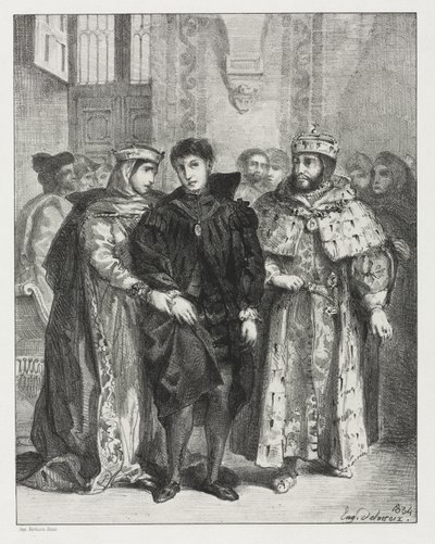 Hamlet alkotó: Eugène Delacroix