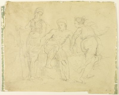 Herkules az erény és az aljasság között alkotó: Eugène Delacroix