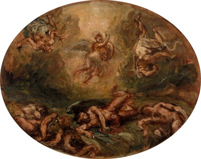 Szent Mihály legyőzi az ördögöt alkotó: Eugène Delacroix