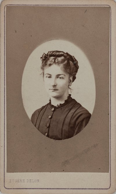 Jane Dieulafoy portréja 1851-1916, c. 1880. alkotó: Eugène Delon