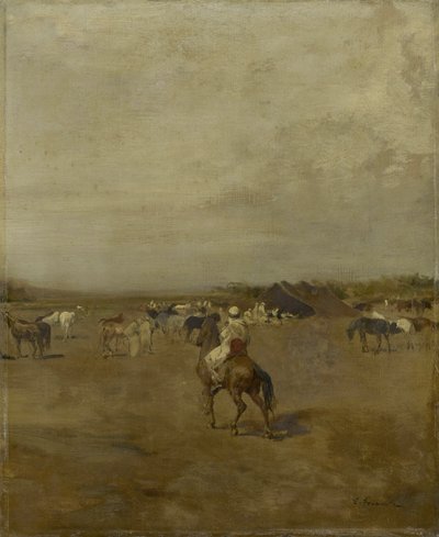 Arab Tábor, 1847 körül alkotó: Eugène Fromentin