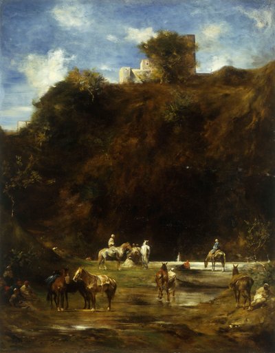 Arabok pihennek, 1874 alkotó: Eugène Fromentin