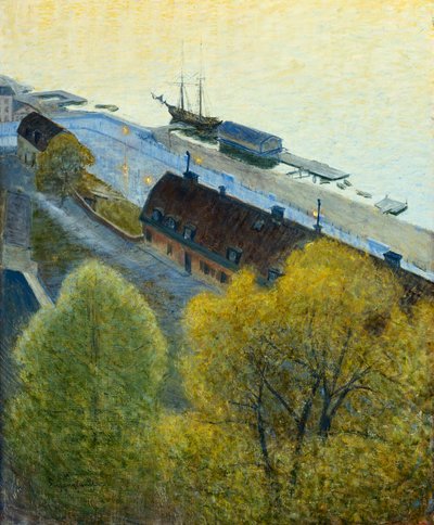 janss Tavaszi este, alkotó: Eugène Jansson