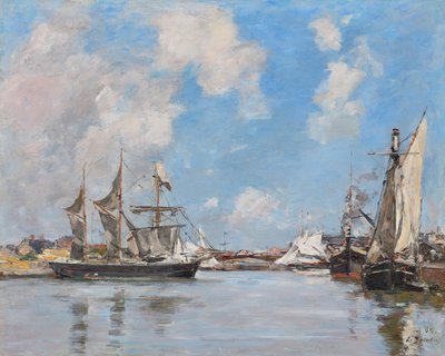 Deauville. A medence alkotó: Eugene Louis Boudin