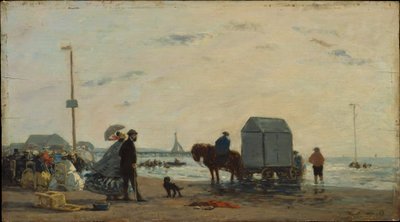 A Trouville-i strandon alkotó: Eugene Louis Boudin