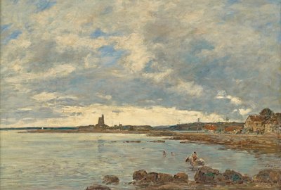 St Vaast-la-Hougue alkotó: Eugene Louis Boudin
