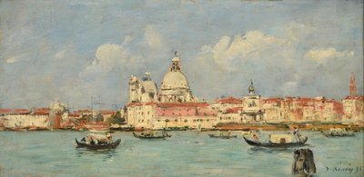 Velence. Vám és Notre-Dame-de-la-Salute alkotó: Eugene Louis Boudin