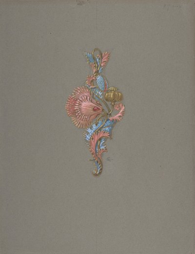 Tervezés medálhoz, . alkotó: Eugene Grasset