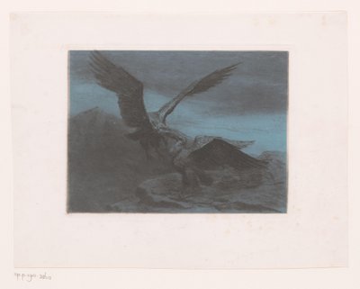 Két sas a hegyen alkotó: Eugène Van Hove