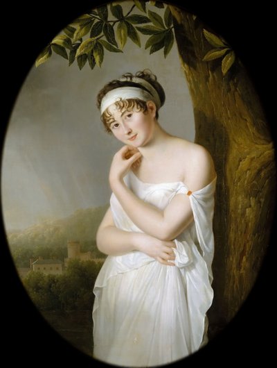 Madame Récamier portréja, született Julie Bernard 1777-1849 alkotó: Eulalie Morin