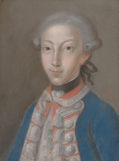 Egyenruhás fiatal férfi portréja alkotó: European 18th Century