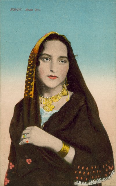 Egyiptom, arab lány (színes fénykép) alkotó: European Photographer