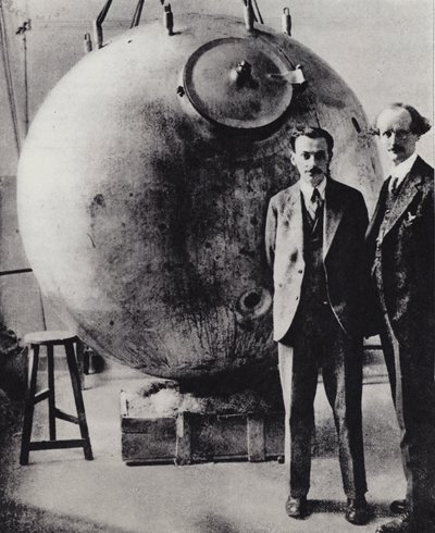 Első felemelkedés a sztratoszférába, 1931. május 28. (fekete-fehér fotó) alkotó: European Photographer