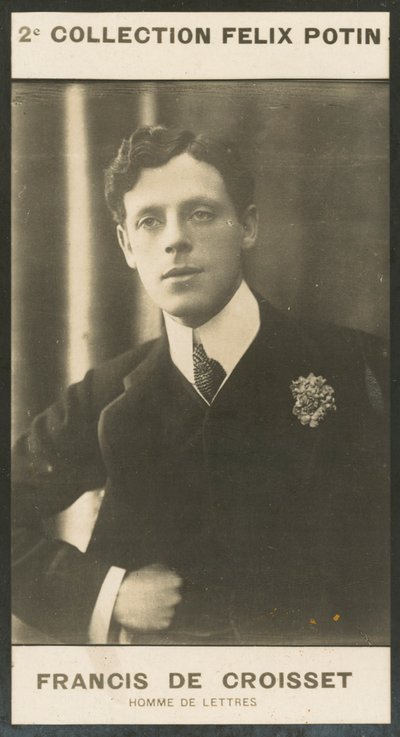 Francis De Croisset, a betűk embere alkotó: European Photographer