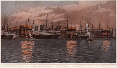 Le "Norddeutscher Lloyd" (fekete-fehér fénykép) alkotó: European Photographer