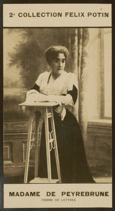 Madame Georges De Peyrebrune, a levelek nője alkotó: European Photographer