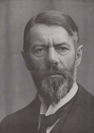 Max Weber, német történész és közgazdász (fekete-fehér fotó) alkotó: European Photographer